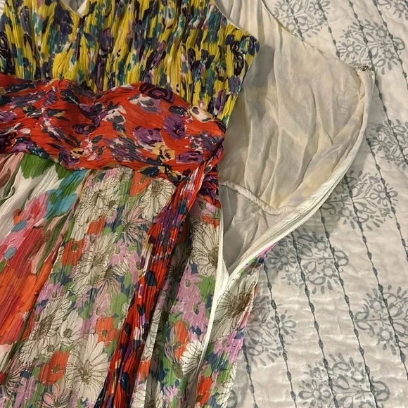 Anthropologie Malibu Floral Maxi Dress. Size 16 - Picture 9 of 13
